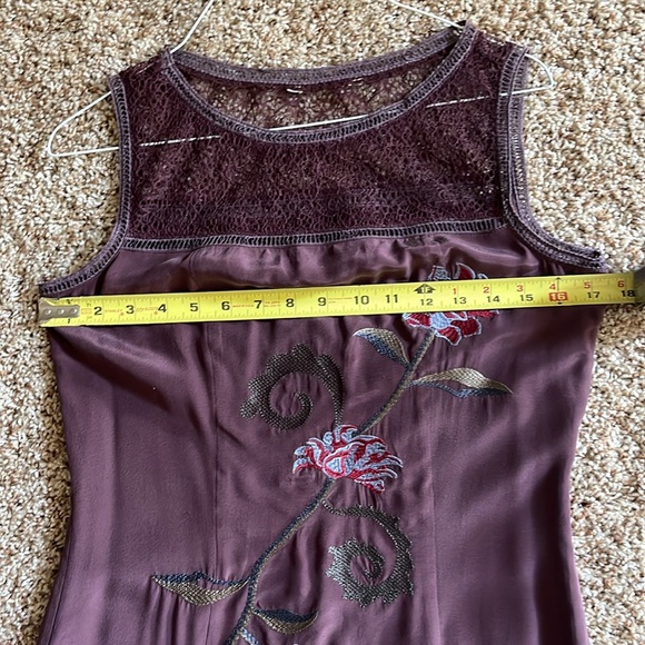 Sundance Purple Maxi Dress with Floral Design - Picture 8 of 11